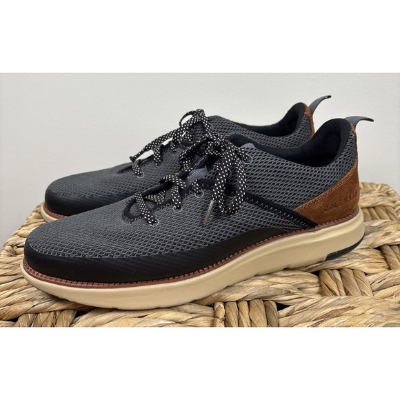 Cole Haan Grand Atlantic Men\'s Lightweight Sneakers Shoes‎ Size 10 Gray Brown